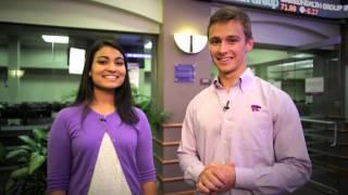 College of Business Administration Students and the new building
