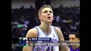 Dirk Nowitzki 32 Points 6 Ast Vs. Toronto Raptors, 1999-2000.