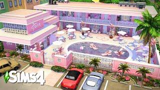 Pink Motel | The Sims4 Stop Motion Build | NoCC |【シムズ４建築】