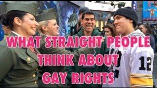 What Straight People Think About Gay Rights