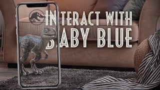 Interact with Baby Blue | Augmented Reality Experience | Jurassic World