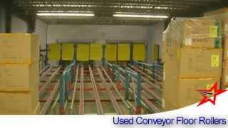 USED PALLET FLOW ROLLERS: Single & Double Wheel, Gravity System
