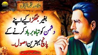 5 Genius Ways to Destroy Your Enemy Without Even Fighting | Deep quotes | Allama Iqbal Quotes