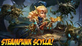 NEWEST SCYLLA SKIN IS STEAMPUNK THEMED! THE 1 IS SO COOL! - Masters Ranked Duel - SMITE