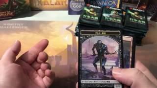 Full Japanese War of the Spark booster box opening! 36 chances for alternate art Planeswalkers!