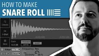 HOW TO MAKE SNARE ROLL | ABLETON LIVE