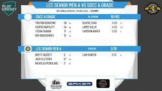 LCC Senior Men A v SDCC A Grade