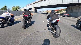 FULL THROTTLE ROLL RACING ! GSXR 1000R (POV)