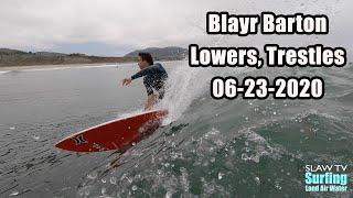 Blayr Barton Surfing Session at Lowers Trestles - 06-23-2020