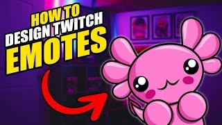 How To Design Twitch Emotes With Adobe Illustrator #illustrator #emotes