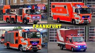 [PRESSLUFT & BULLHORN ACTION] - Feuerwehr FRANKFURT | Großer Einsatzfahrten Zusammenschnitt!