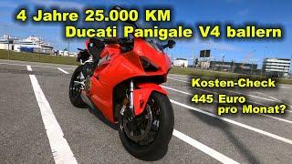 Ducati Panigale V4 nach 25000 KM und 4 Jahren. Was Kostet der Spass? Ein Überblick aller Kosten!