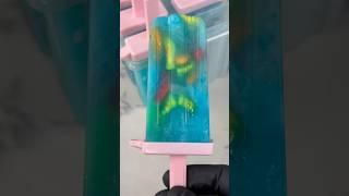 I Mixed Lemonade with Sour Gummy Worms  #foodhacks #viral #sweets #shorts #tiktok #snacks