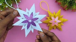 DIY Christmas Decoration Ideas | Handmade Christmas Star Making Ideas | Adorable Christmas 3D Star