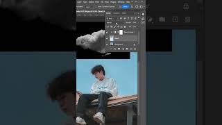Add Clouds in Photoshop #shorts #photoshop