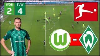 Nächster Auswärtssieg: VfL Wolfsburg - Werder Bremen (2:4) | Taktik-Analyse