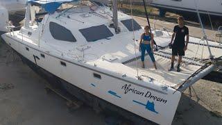 Showing You the REAL Damage of our Hurricane Damaged Catamaran