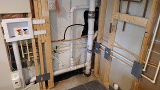 Plumbing Laundry Rough - in (move to different place)