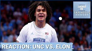 LIVE REACTION: North Carolina Tar Heels vs. Elon Phoenix | COLLEGE BASKETBALL IS BACK!