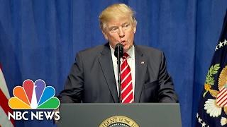President Donald Trump Asks NATO Allies To Pay Fair Share At Centcom Visit | NBC News