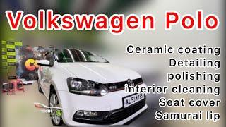 Volkswagen polo #detaling #polishing  #interiorcleaning #seatcover  #samurailip #ceramiccoating