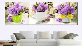 Tường Xinh - Tranh treo tường 3 lọ hoa - HL0483