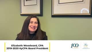 2019-2020 KyCPA Board President, Elizabeth Woodward, CPA