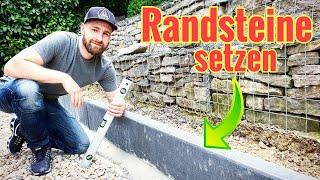 Randsteine einfach selber setzen - Schritt für Schritt erklärt