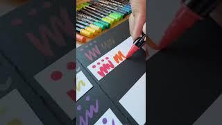 Swatching Paint Pens #painting