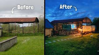 Full transformation of abandoned barn to off grid Irish homestead. (Cottage renovation - Ireland)