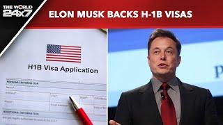 Elon Musk On Immigration | Elon Musk Backs H-1B Visas: Musk Gunning For Foreign Workers