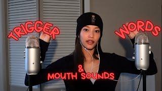 ASMR for Deep Sleep  Ear to Ear Whisper Trigger WordsVisual TriggersMouth Sounds for Relaxation