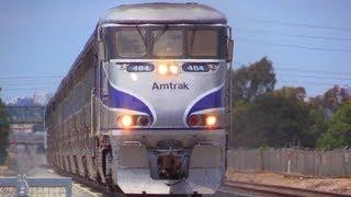 Amtrak Trains - 9 to 10 CAR LONG SURFLINERS