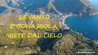 1/12/24, Levanto e Bonassola viste dal cielo - Drone View dal passo Guaitarola e Monte Rossola