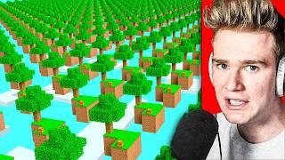 100 WIDZÓW na 100 SKYBLOCK  *KTO OSTATNI ZOSTANIE* | Minecraft Extreme