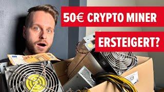 50 Euro crypto miner bought at auction? Junk or gold mine?