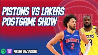 Detroit Pistons vs Los Angeles Lakers Postgame Show | Pistons Talk Podcast