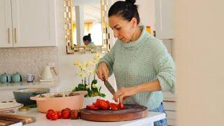 Prepping for Guests | Baking Tiramisu | Pizza | Meat Patties | Heghineh