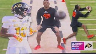 Colorado Buffs: Lajohntay Westers 2025 NFL Combine SHOWCASE “SLEEPER in The Draft?!”