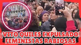 VITO QUILES ES EXPULSADO DE LA MANIFESTACIÓN FEMINISTA DEL 8M EN MADRID