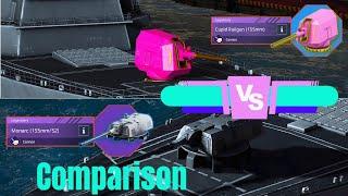 Cupid Rail-gun vs Monrac / Comparison /Modern Warships #modernwarships #nauticalgaming