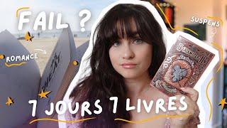 7 jours pour lire 7 livres ️ | READING VLOG