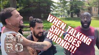 When SHIT TALKING GOES WRONG!!! ️️️ #streetball #hoops #ballislife