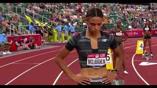 Sydney McLaughlin 400m Final (51.90) New World Record | US Olympic Trials 2021