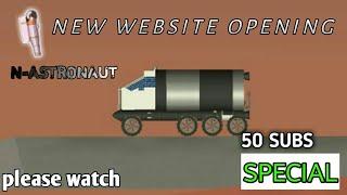Mini Van in SFS|50 Subs Special|SimpleRocket2|SFS| WebSite opening|1.5|