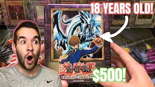 2002 BLUE-EYES WHITE DRAGON Tin Yugioh Cards Opening! EPIC 19K Subscriber Special!