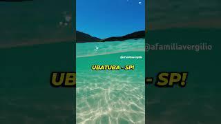 A praia mais linda de Ubatuba #shorts #ubatuba #praia