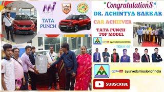 TATA PUNCH CAR DELIVERY | DR. ACHINTYA SARKAR | MILIFESTYLE MARKETING GLOBAL PVT LTD | TEAM AMI