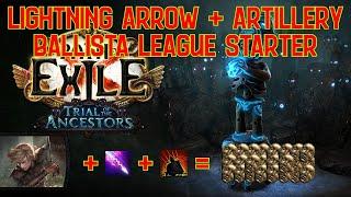 Lightning Arrow + Artillery Ballista League Starter for 3.22 Ancestors League!