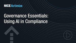 Governance Essentials: Using AI in Compliance